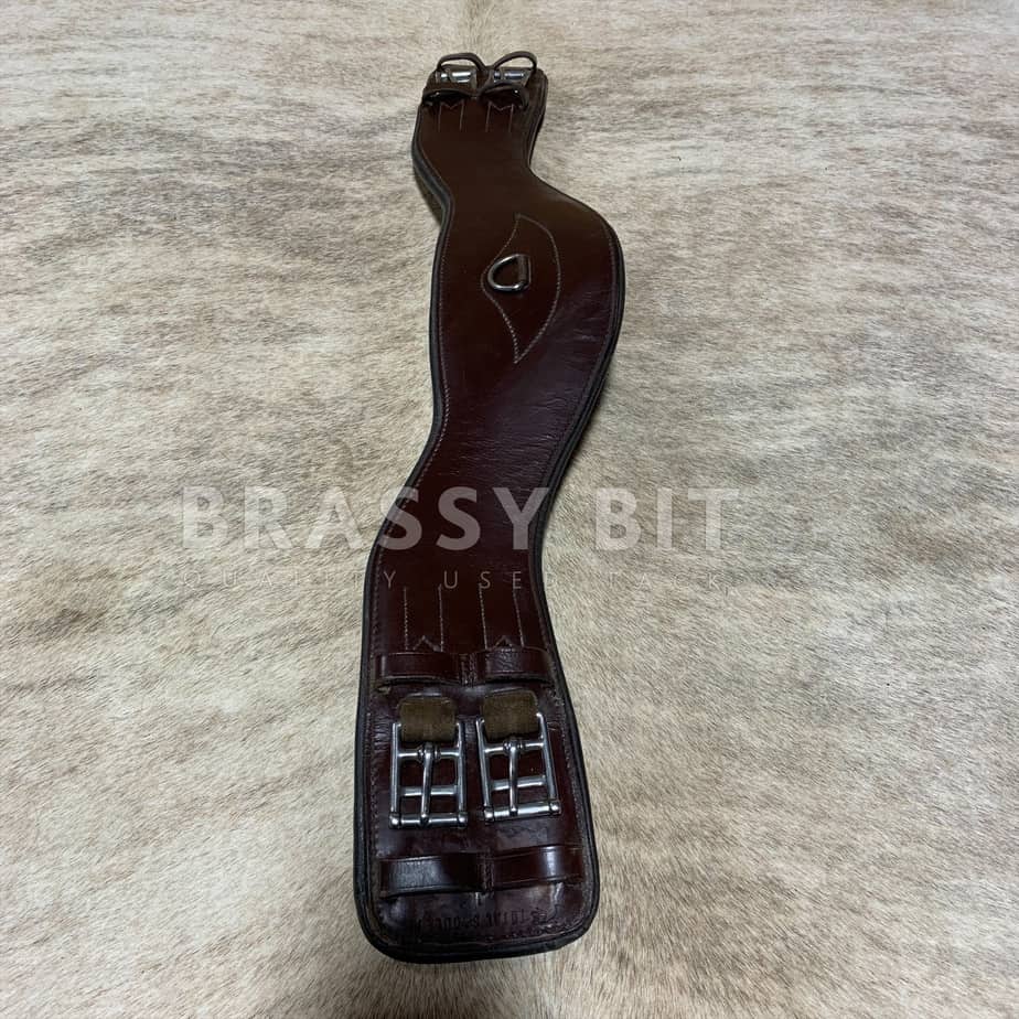 28" Total Saddle Fit Brown English Girth