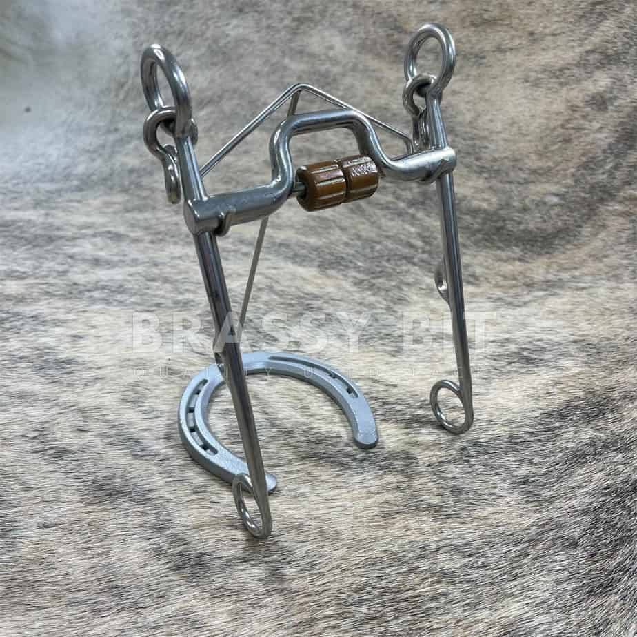 4.75" Don Hansen Long Shank English Curb w/ Copper Rollers