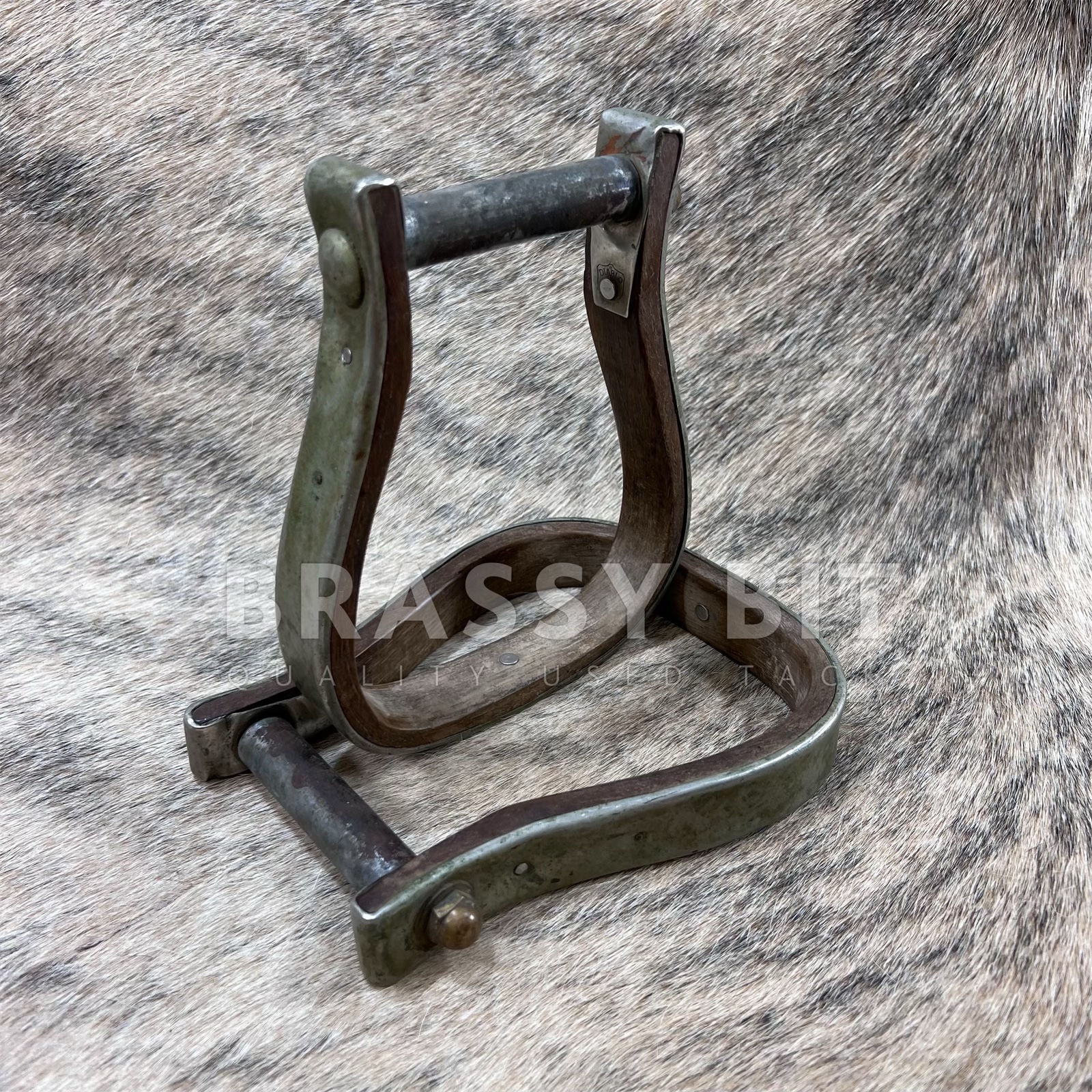 Brassy Bit Tack Vintage Diablo Stirrups Oxbow Stirrups