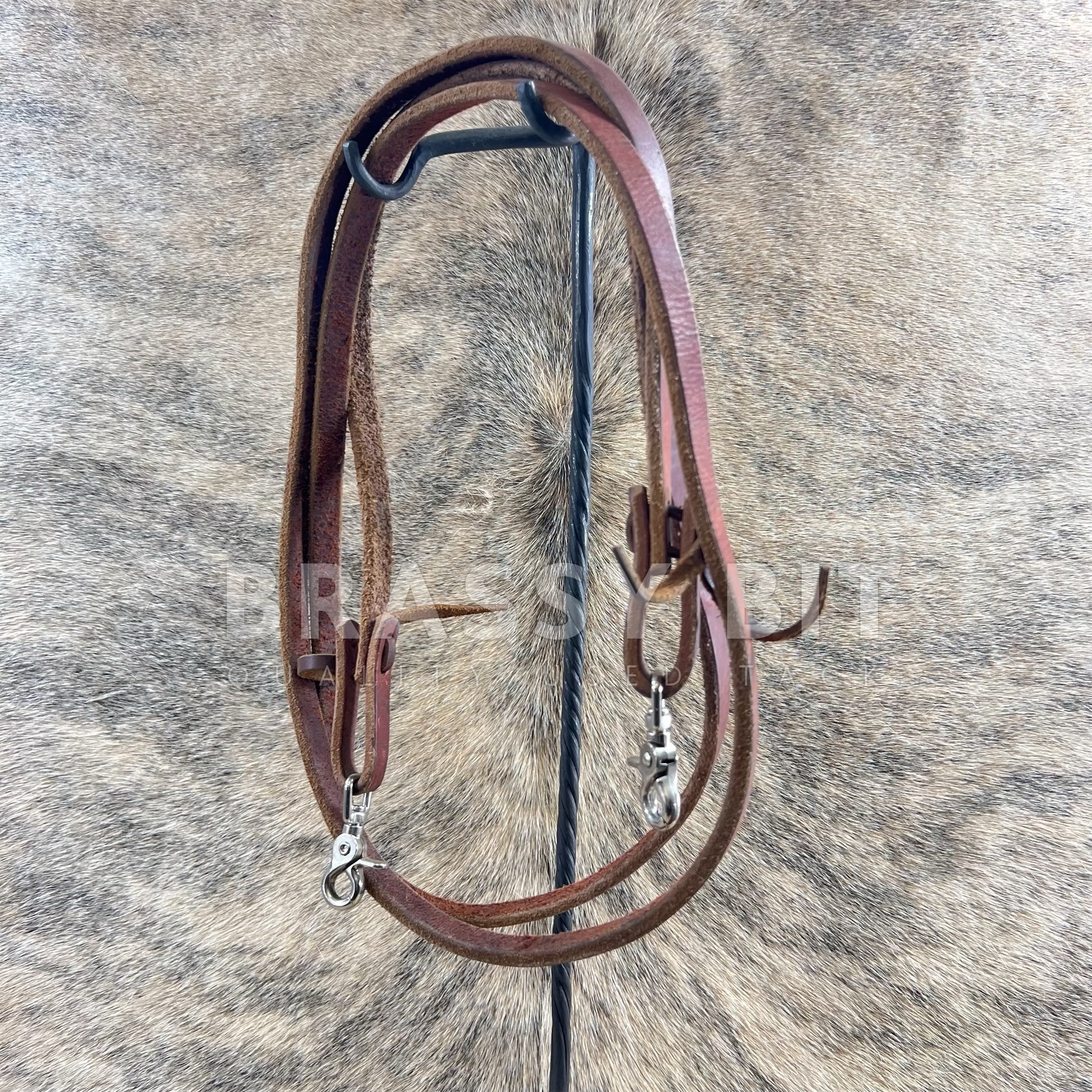 55" Leather Connected Reins