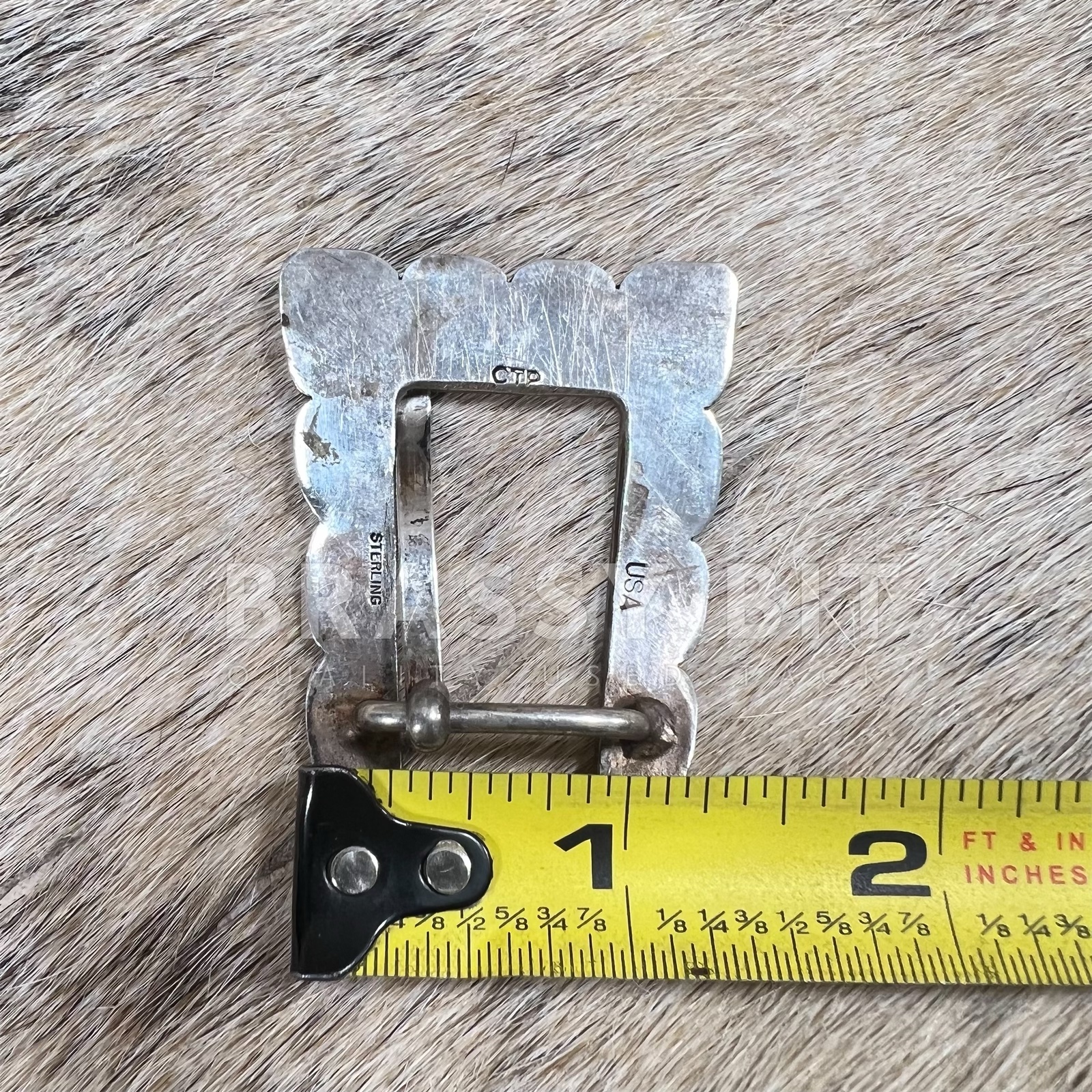 Case Trading Post CTP Sterling Silver Native American Buckle  display picture 3