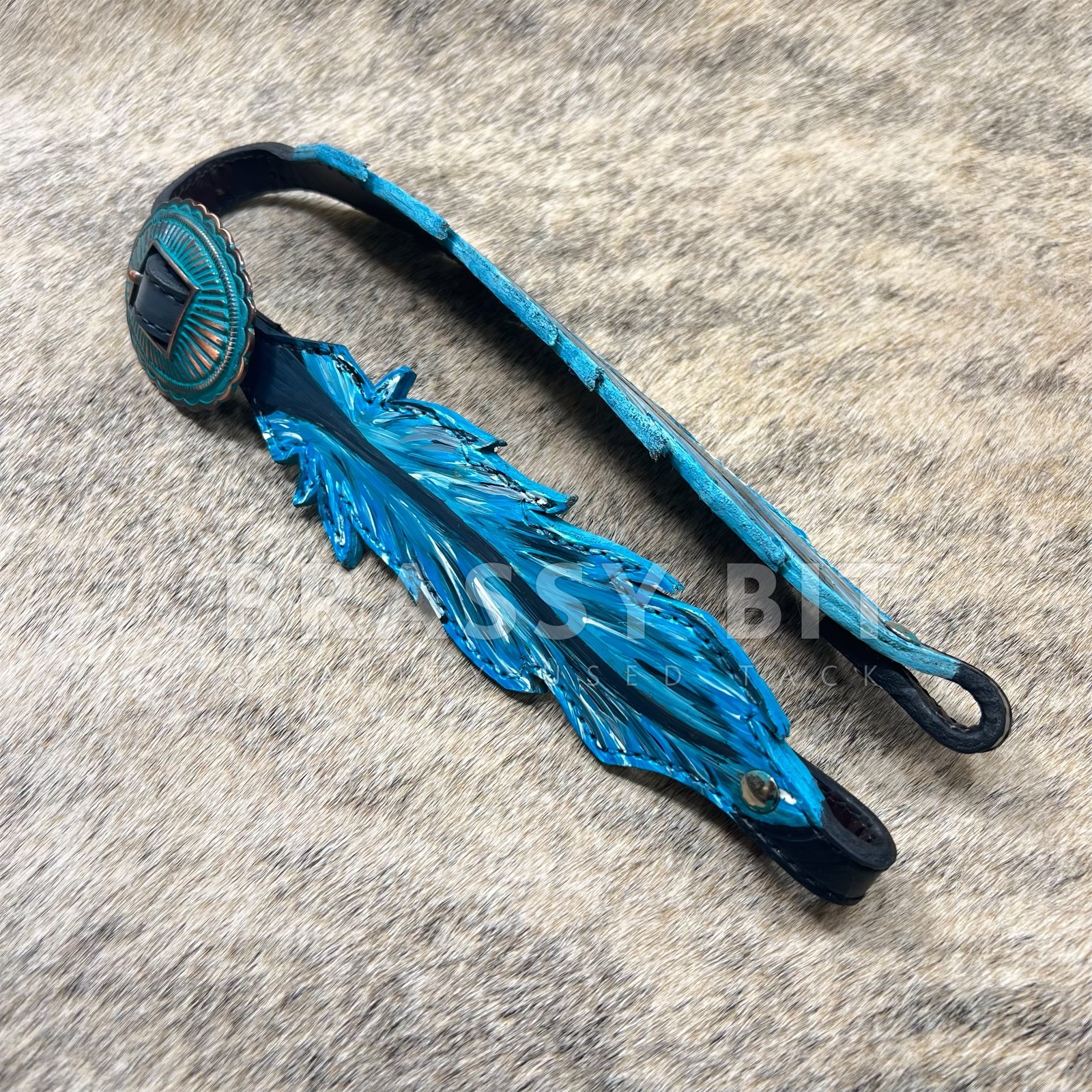 Western Bling Hackamore/Long Shank Gag Headstall
