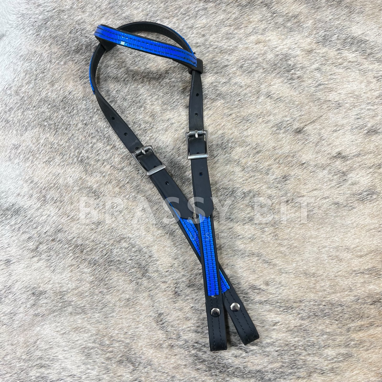 Cob Reflective Black Biothene One Ear Headstall