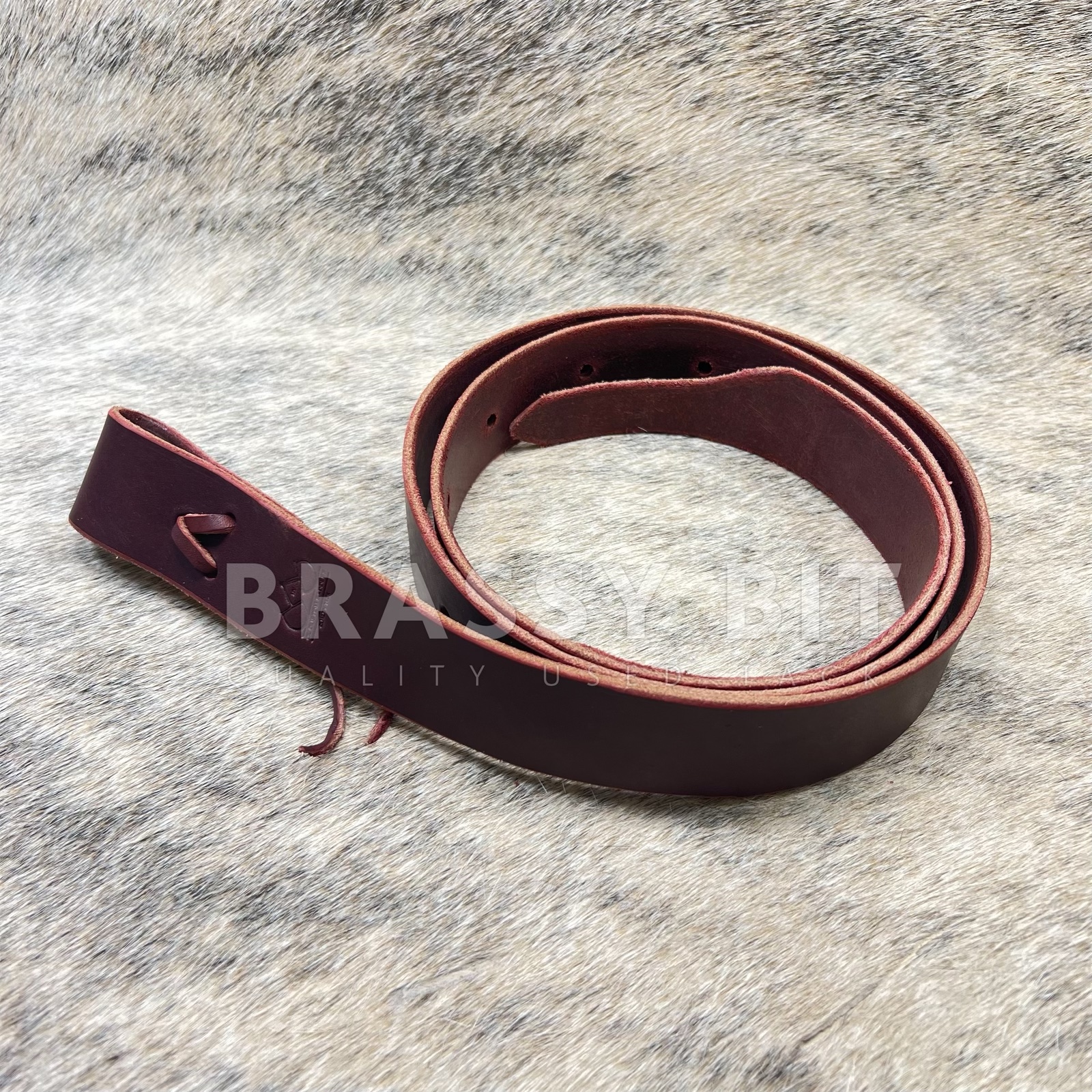 Brassy Bit Tack Leather Cinch Latigo