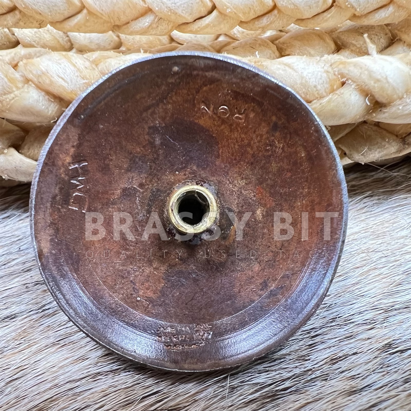 Housse De Selle Western Visalia Avec Concho Argent Sterling - Vintage