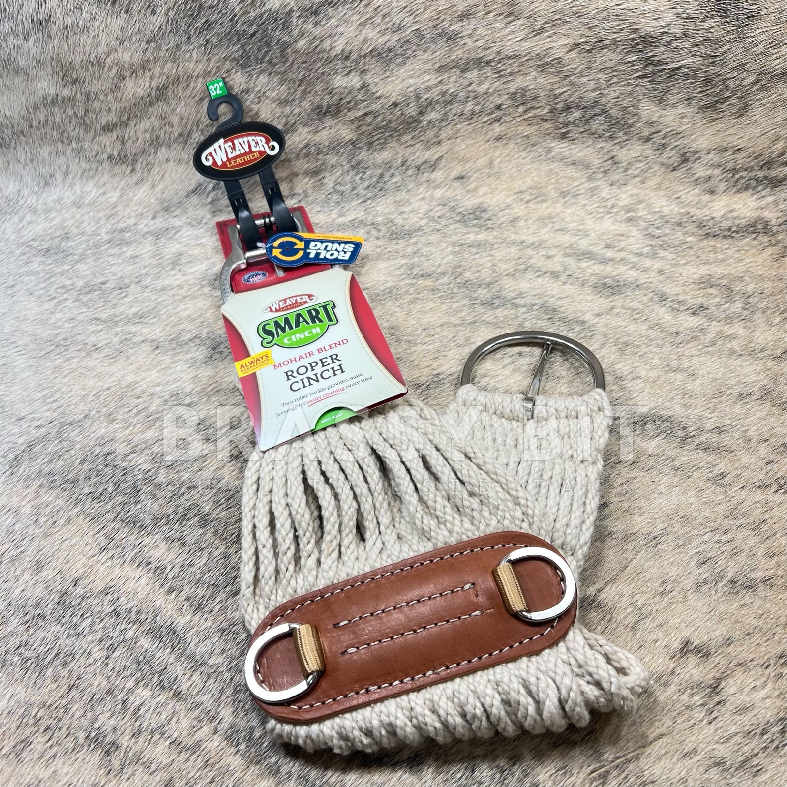32" Weaver Mohair Blend Smart Roper Cinch
