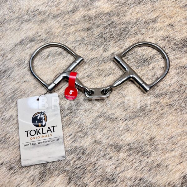 4" Toklat Dr Brisol D Ring Snaffle
