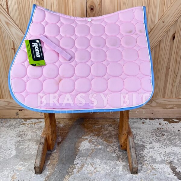 Roma Pink All Purpose English Saddle Pad