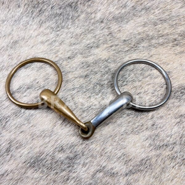 5" Kieffer Half & Half Loose Ring Snaffle Bit