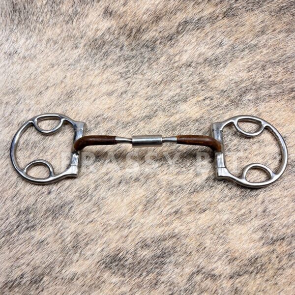 5.5" Myler Western D Comfort Snaffle w/ Hooks