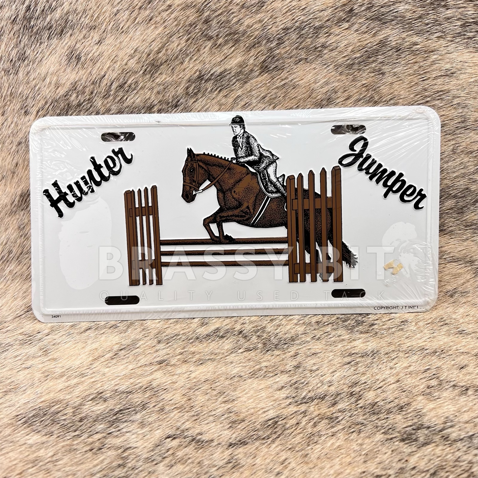 Hunter Jumper License Plate Cover