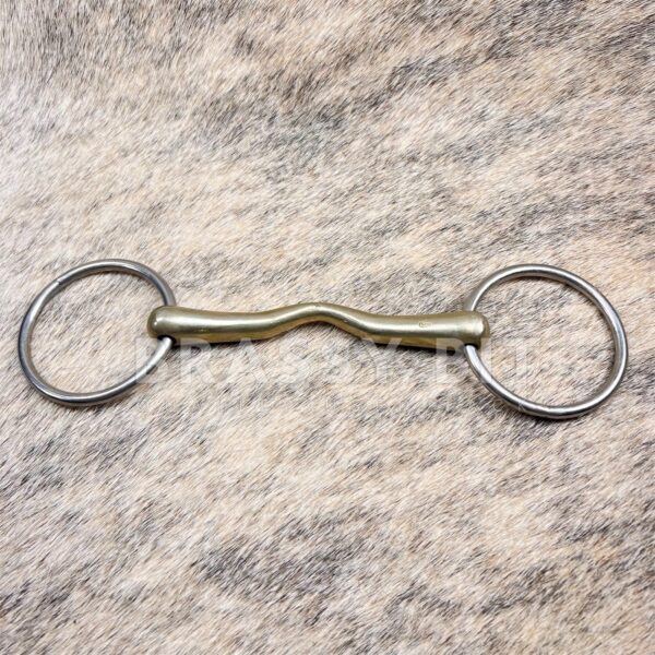 5.5" Herm Sprenger Conrad Low Ported Loose Ring Snaffle