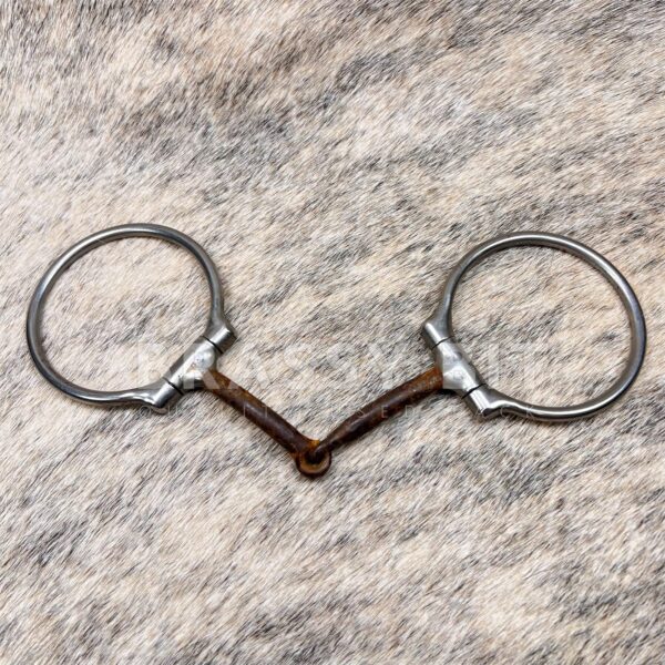5" BM Bit Master Large Ring Western D Snaffle
