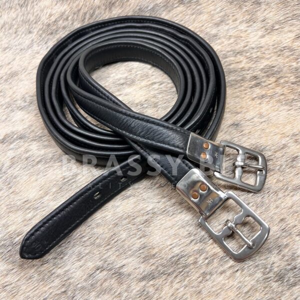 60" HK Americana Calf Stirrup Leathers
