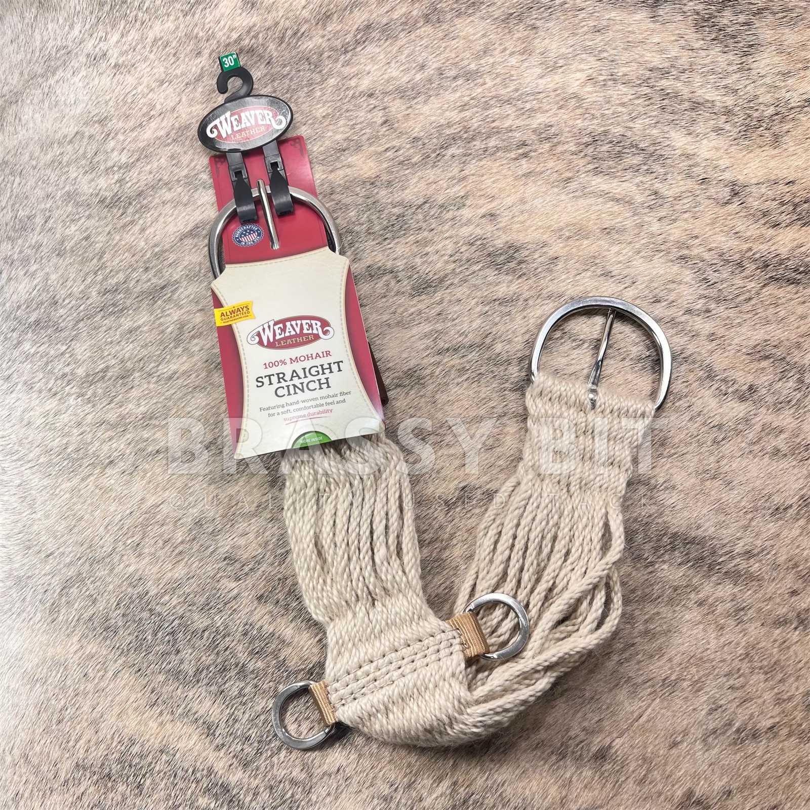 30" Weaver Mohair Western Cinch