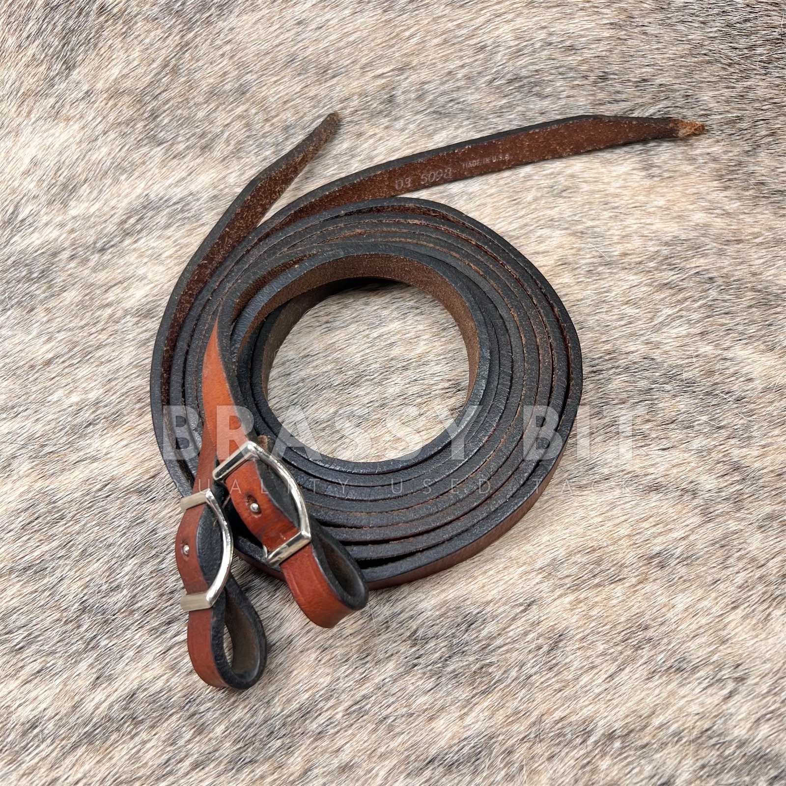 69" Tex Tan Leather Split Reins