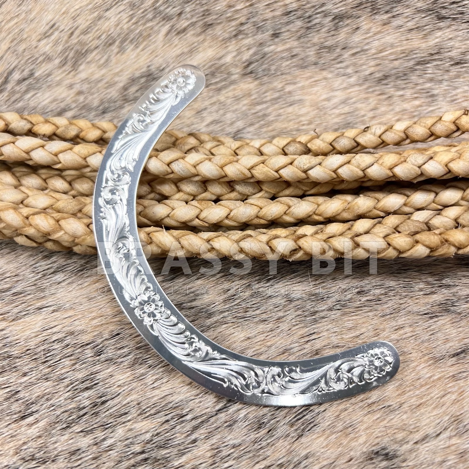 Montana Silversmiths Engraved Headstall Ear Plate