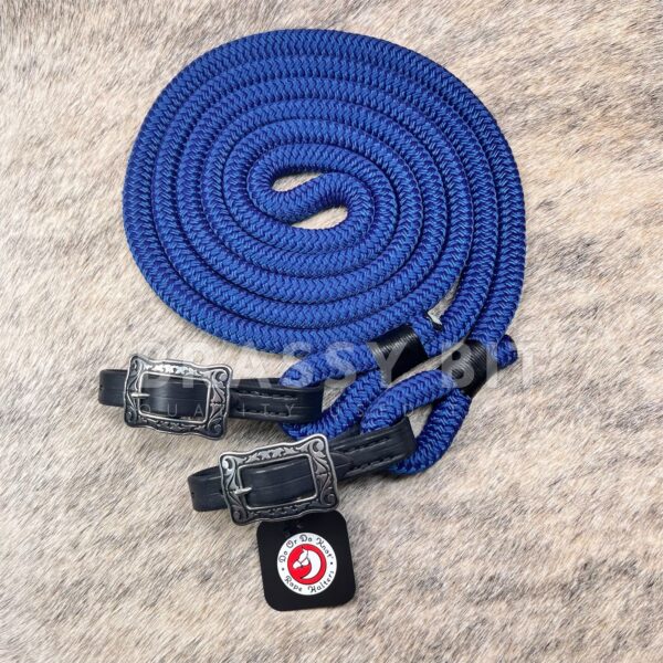 Custom Yacht Rope Connected Reins w/ Jeremiah Watt Buckles