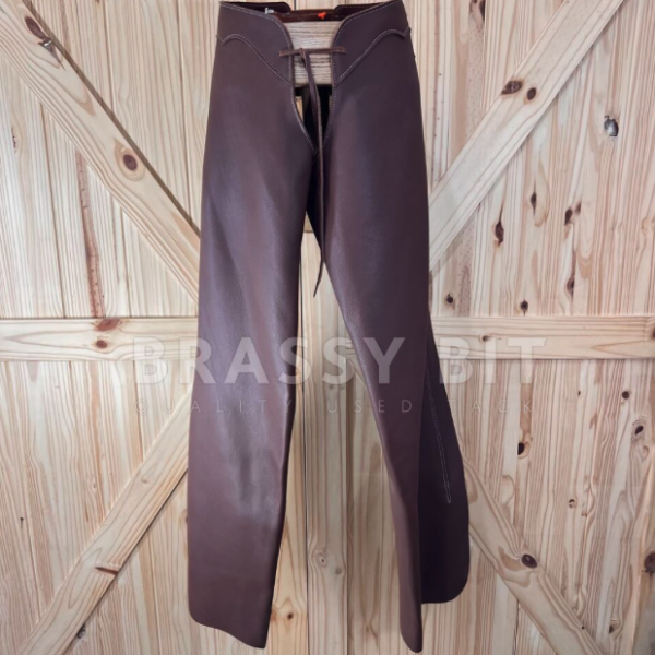 Weaver Western Leather Shotgun Chaps Small