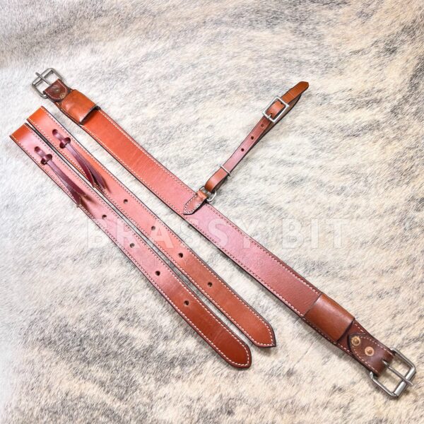 29" Pony Leather Back Cinch w/ Rigging