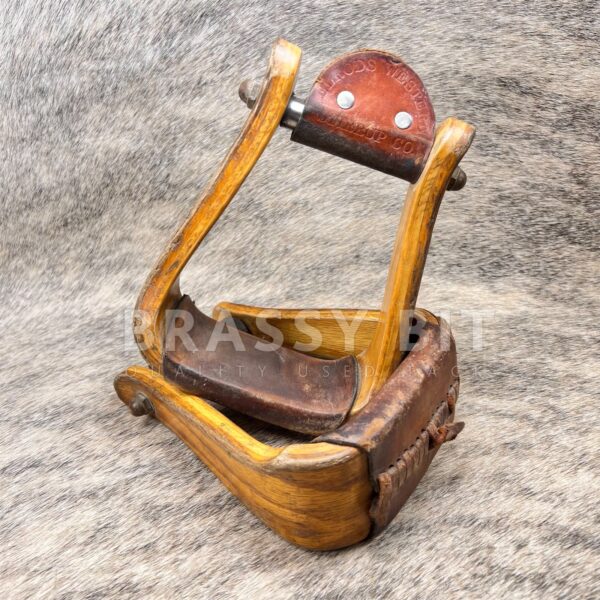Elrod's Western Stirrup Co Oak Flatbottom Stirrups