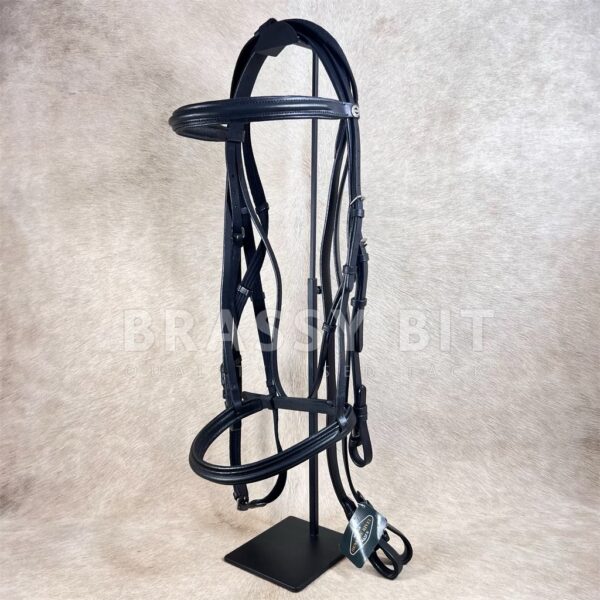 O/S HDR Dressage Snaffle Bridle w/ Reins