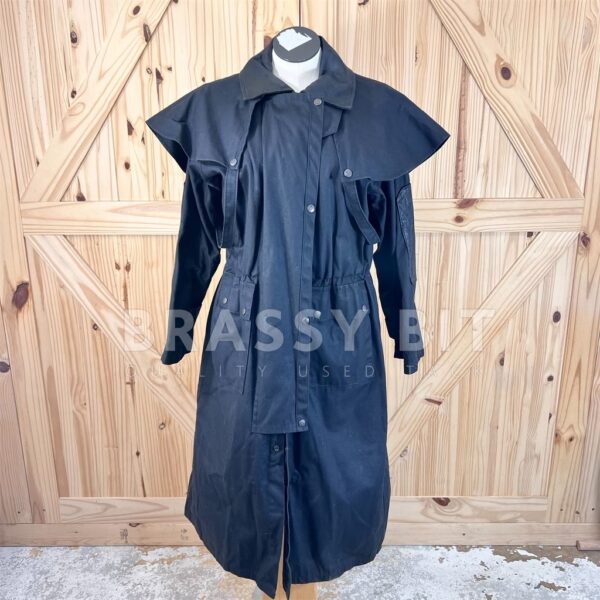 Kakadu Traders Long Oilskin Drover Coat