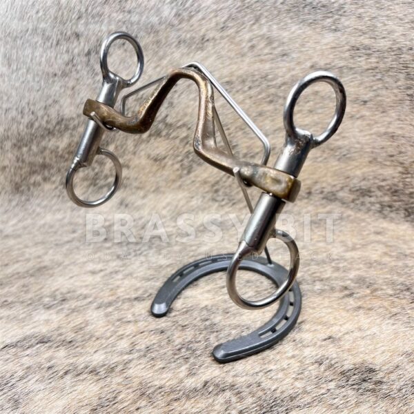 5" Handmade Short Shank Ported Curb Bit