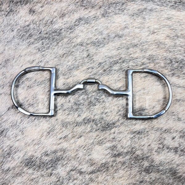 5" Myler Correction Ported D Ring w/ Hooks