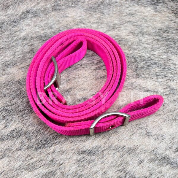 34" Pony Pink Western Reins