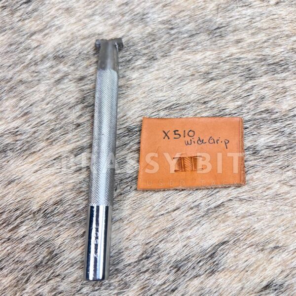 Crafttool Leather Stamping Tool X510 Basketweave Stamp Comfort Grip