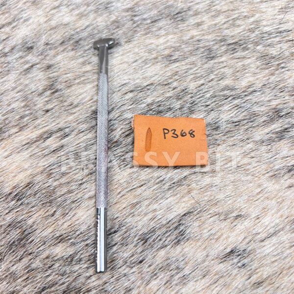 Vintage Crafttool USA Leather Stamping Tool P368 Lined Pear Shader