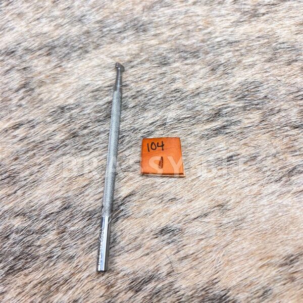 Vintage Craftool USA Leather Stamping Tool Pre-1963 104 Backgrounder