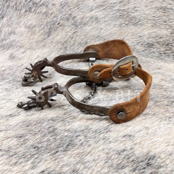 Vintage Short Gooseneck Western Spurs