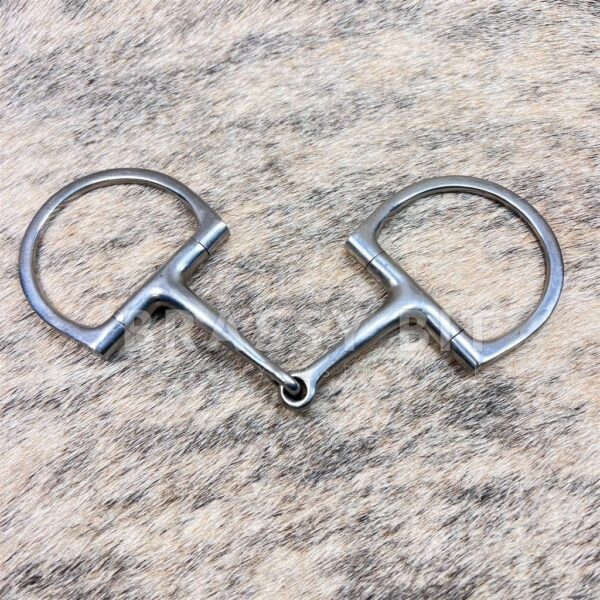 5" D Ring Snaffle w/ Rounded Large Rings
