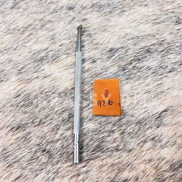 Vintage Crafttool USA Leather Stamping Tool 936 Checkered Beveler