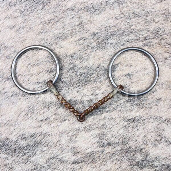 5.25" Reinsman Copper Twisted Snaffle