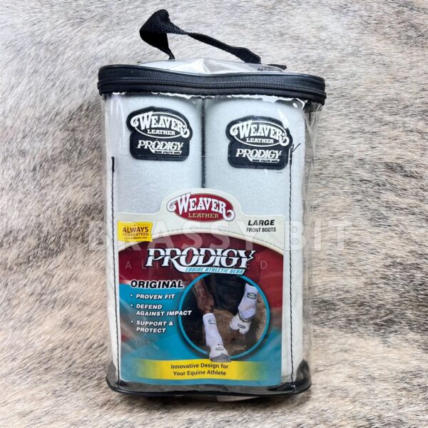Weaver Prodigy White Large Front Leg Protection
