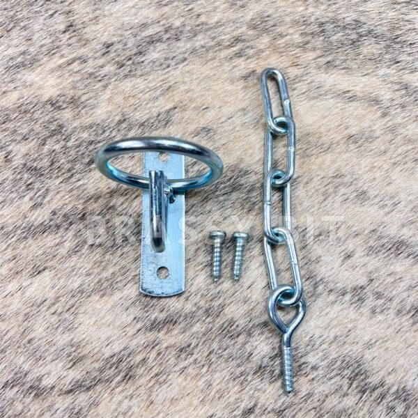 Wall Mount Bucket Hook w/ Safety Chain