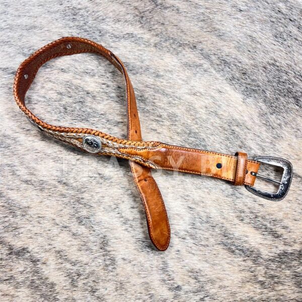 Tony Lama Horsehair Belt w/ Buckle