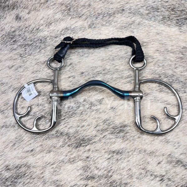 4 15/16" Trust Sweet Iron Ported Kimblehook Snaffle Bit