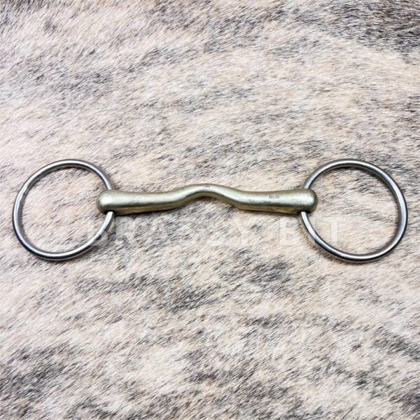 5.5" Herm Sprenger Ported Mullen Loose Ring Snaffle