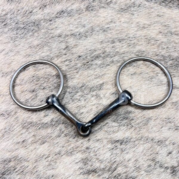 5.25" Sweet Iron Western Loose Ring Snaffle