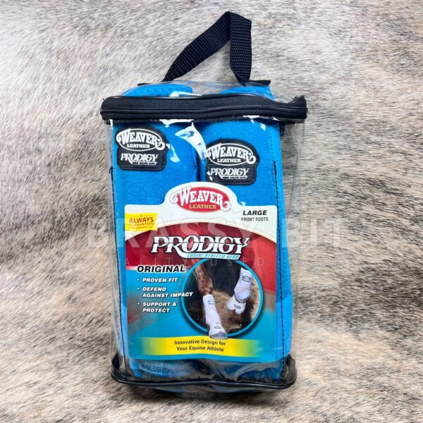 Weaver Prodigy Turquoise Large Front Horse Athletic Boots