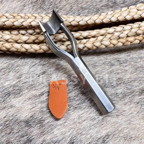 C.S. Osborne 3/4" Strap End Leather Punch