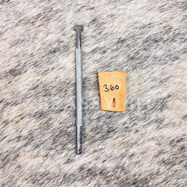 Vintage Craftool USA Leather Stamping Tool Pre-1963 360 Lined Stop Stamp