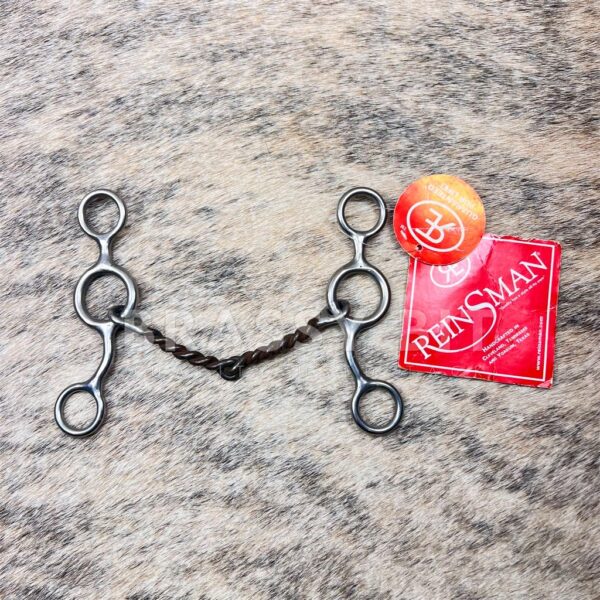 5" Reinsman Thin Twisted Jr Cowhorse