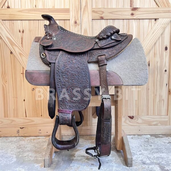 15" Vintage Circle Y All Around Ranch Saddle