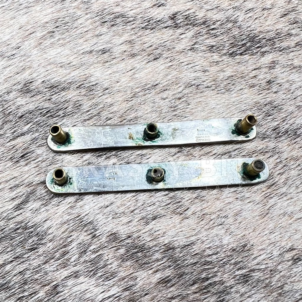 Vintage Fleming Sterling Buckle Set Vintage Fleming Sterling Silver Bridle Buckle & Plate Set | eBay main image 4