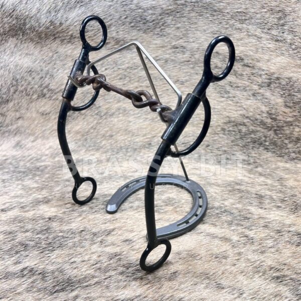 5" Twisted Loomis Shank Curb w/ Dog Bone